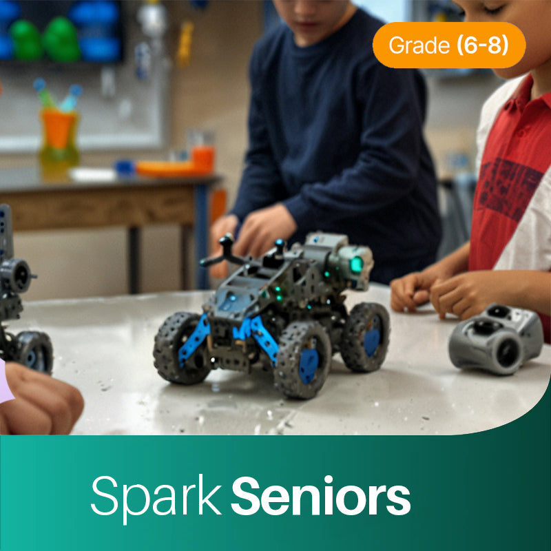 Spark Seniors: Battle Bots Camp (Half Day - 9am to 12:30pm)
