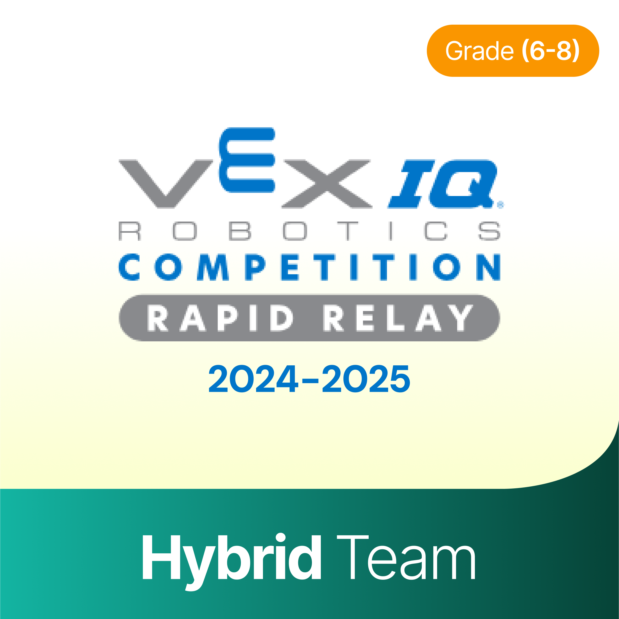 VEX IQ Middle Competition Robospark Hybrid Team (Grades 6 - 8)